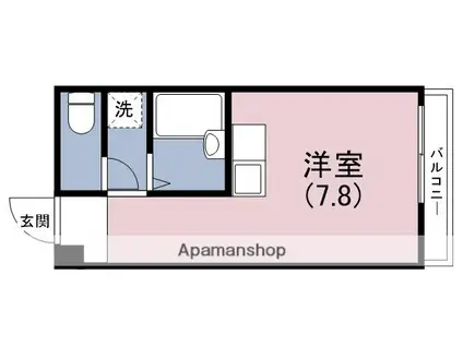 アリタマンション京橋(ワンルーム/3階)の間取り写真