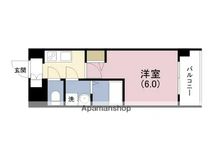 エスリード ザ・グレア大阪(1K/10階)の間取り写真