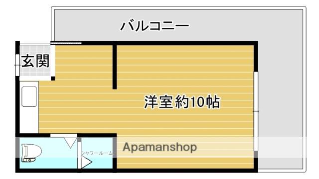 高麗橋2丁目ビル(ワンルーム/4階)の間取り写真