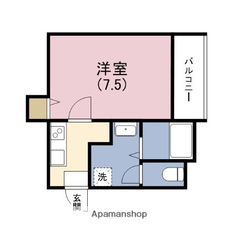 C&Aレジデンス(1K/2階)の間取り写真