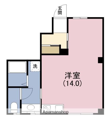 アーバン西九条(ワンルーム/1階)の間取り写真