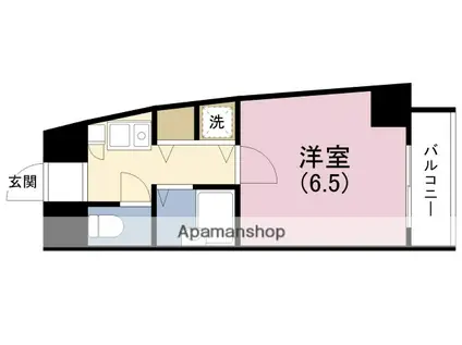 プレサンス梅田西(1K/6階)の間取り写真