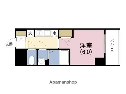 プレサンス塚本ベラビィ(1K/7階)の間取り写真