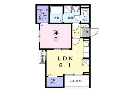 コネホ136(1LDK/2階)の間取り写真