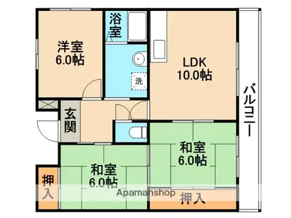 メイカーサ千里パートⅡ(3LDK/5階)の間取り写真