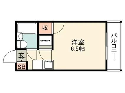 シャルム藤芳(ワンルーム/4階)の間取り写真