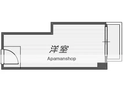 グッドライフ北千里(ワンルーム/2階)の間取り写真
