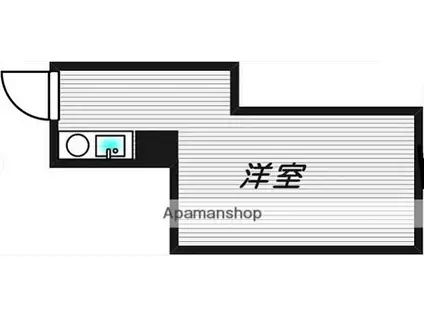 グッドライフ北千里(ワンルーム/3階)の間取り写真