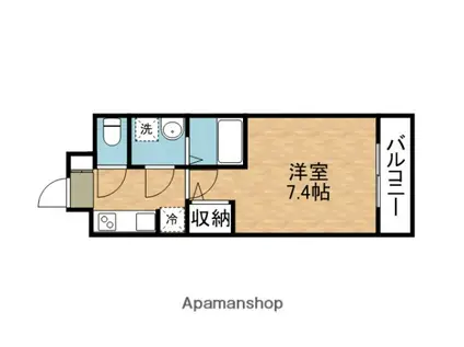 サムティ大阪GRAND イーストⅡ(1K/8階)の間取り写真