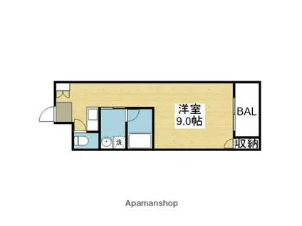 YOSHITOMI.BLD(ワンルーム/2階)の間取り写真