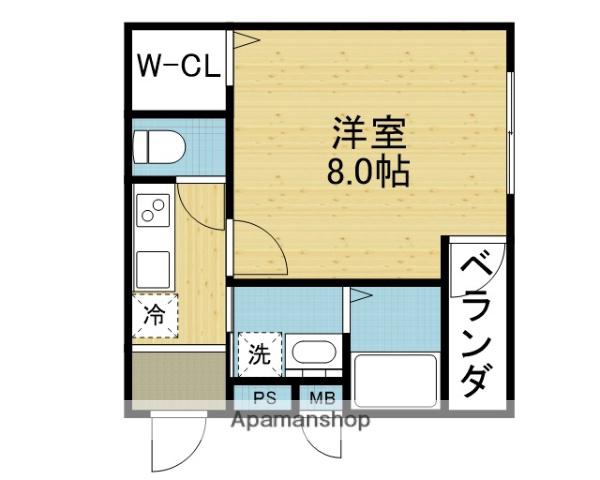 フジパレス深江橋南Ⅱ番館(1K/1階)の間取り写真
