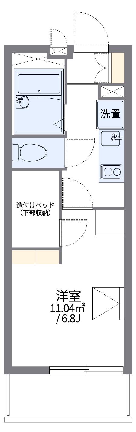 レオパレスイーストFIELD2(1K/3階)の間取り写真
