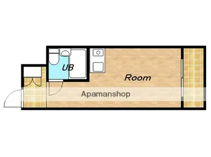 ライオンズマンション日本橋(ワンルーム/2階)の間取り写真