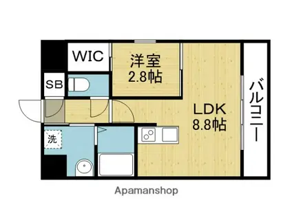 リアライズ小路(1LDK/2階)の間取り写真