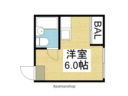 大宝MINTIA深江橋(ワンルーム/4階)の間取り写真