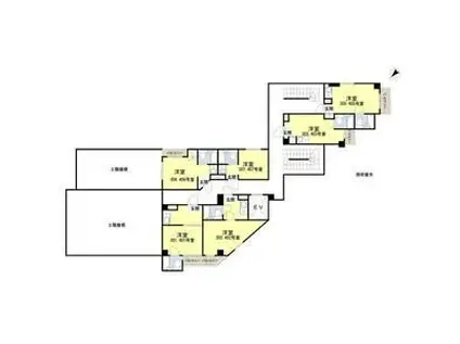 サンプラザ京橋(ワンルーム/4階)の間取り写真