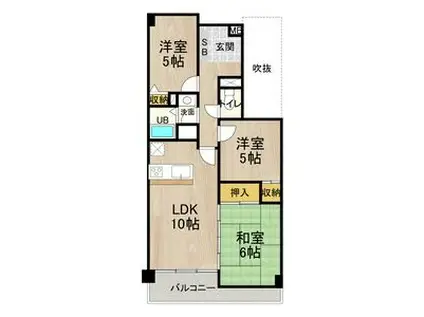 DO 鶴見(3LDK/9階)の間取り写真