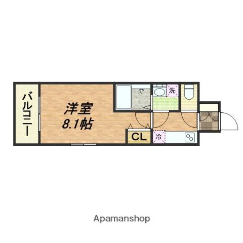 レオンコンフォート本町東(1K/5階)の間取り写真