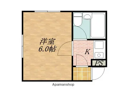 AXIA緑橋(ワンルーム/3階)の間取り写真