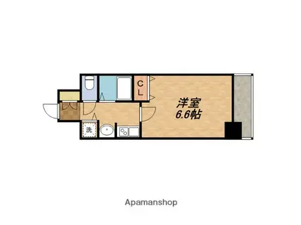 マイナビSTAY本町プライム(1K/2階)の間取り写真