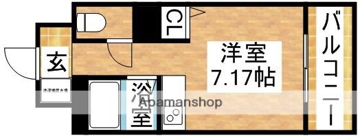 ART21(ワンルーム/3階)の間取り写真