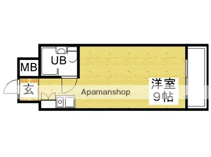 藤和シティーコープ新大阪(1K/4階)の間取り写真