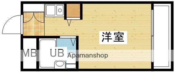 HR下新庄(1K/5階)の間取り写真