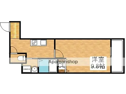 フジパレス神崎川3番館(1K/2階)の間取り写真