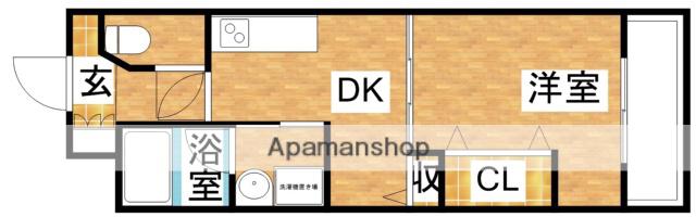 NLC新大阪PARTⅢ(1DK/8階)の間取り写真