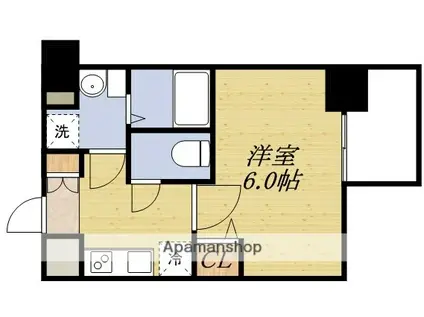 エスリード新大阪グランファースト(1K/3階)の間取り写真