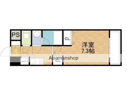 パークフラッツ江坂(1K/10階)の間取り写真