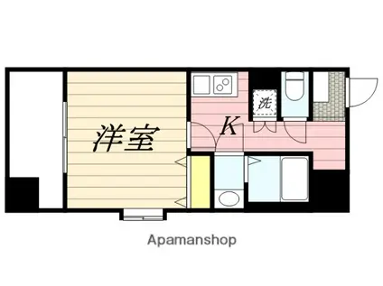 MSPALAZZO(1K/5階)の間取り写真