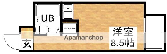 朝日プラザアドバンス淡路(ワンルーム/5階)の間取り写真