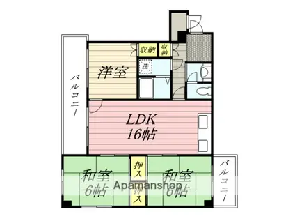 ヴェリーⅠ(3LDK/3階)の間取り写真