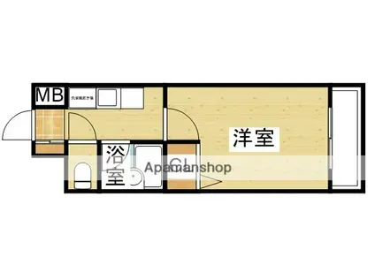 エスリード新大阪第5(1K/9階)の間取り写真