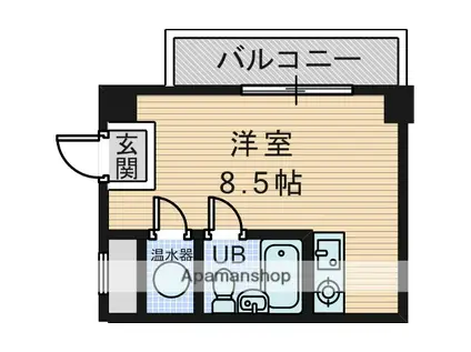 オリエント新大阪アーバンライフ(ワンルーム/6階)の間取り写真