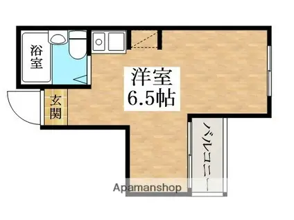 ロータス藤田ビル(ワンルーム/4階)の間取り写真