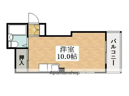 ウインライフ松原Ⅰ(ワンルーム/5階)の間取り写真