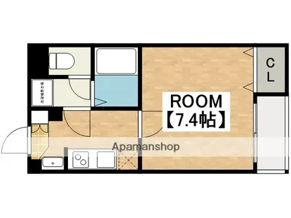 エフスタイル天美南(1K/2階)の間取り写真