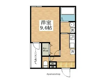 フジパレス今川駅東Ⅴ番館(1K/1階)の間取り写真