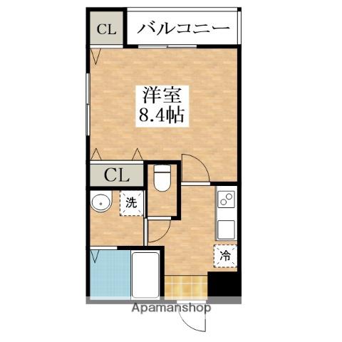 フジパレス新金岡5番館(1K/1階)の間取り写真