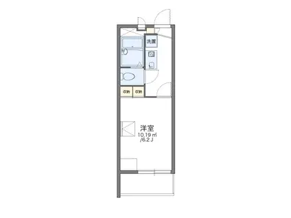 レオパレス東雲(1K/2階)の間取り写真