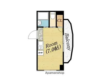 有馬パレス千林(ワンルーム/5階)の間取り写真