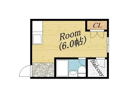 OMTビル(ワンルーム/4階)の間取り写真