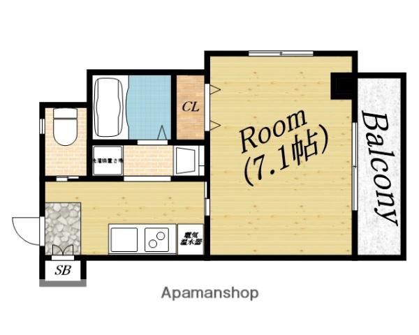 DAP千林(1K/2階)の間取り写真