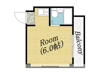 ドリーム大宮マンション(ワンルーム/3階)の間取り写真