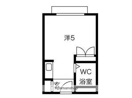 プレアール小若江(ワンルーム/2階)の間取り写真