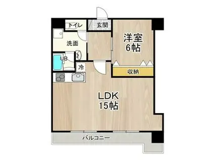 アルカディア イン(1LDK/7階)の間取り写真