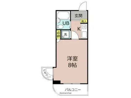 レバンガ長居公園AP(1K/7階)の間取り写真