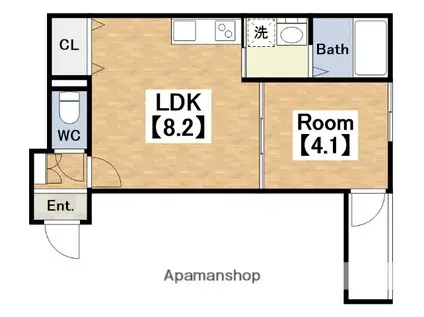 センチュリー昭和町(1LDK/3階)の間取り写真
